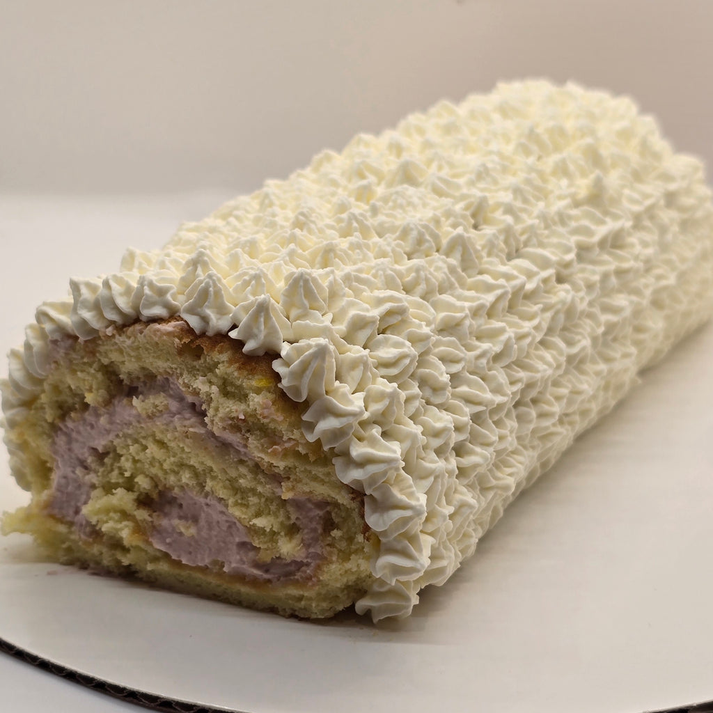 Buche roulée chantilly fraise