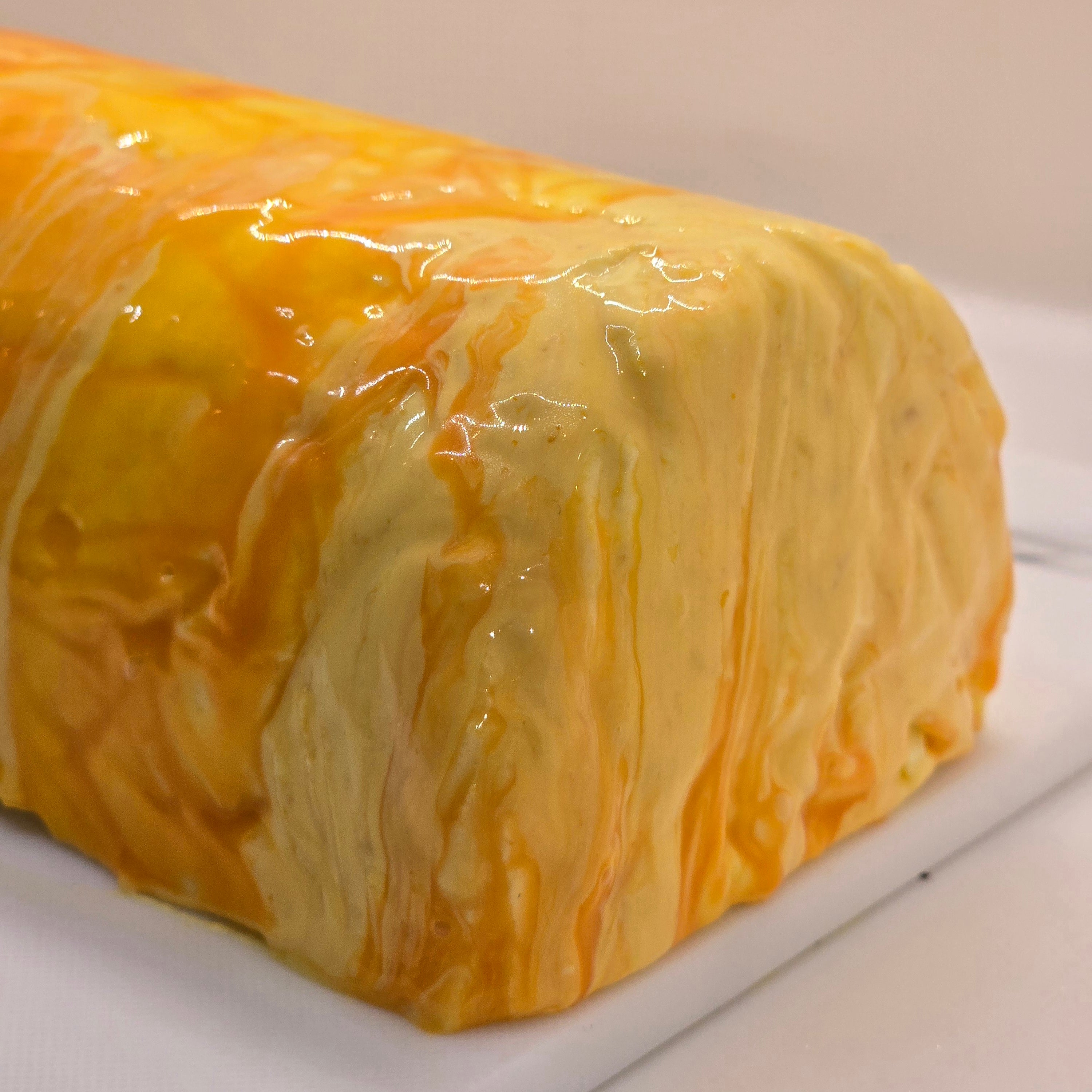 Bûche mangue citron