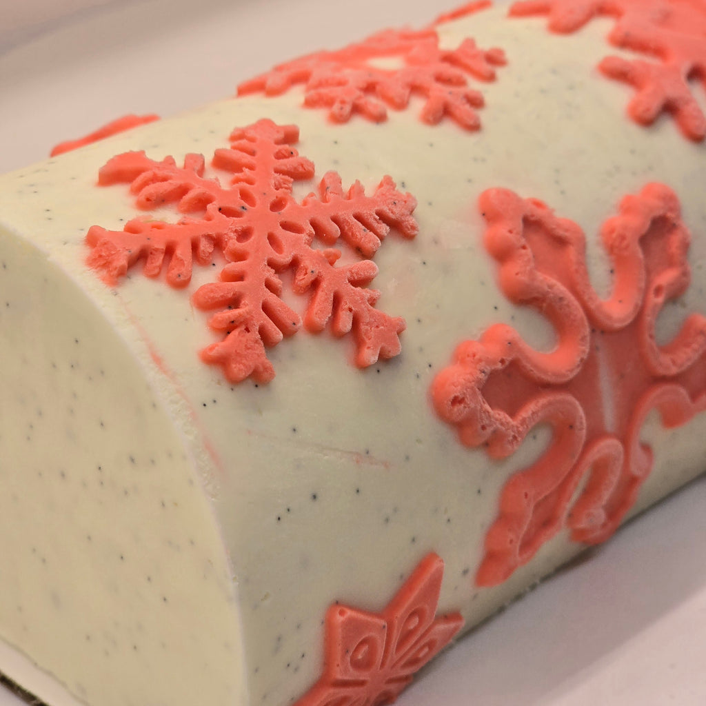 Bûche caramel vanille