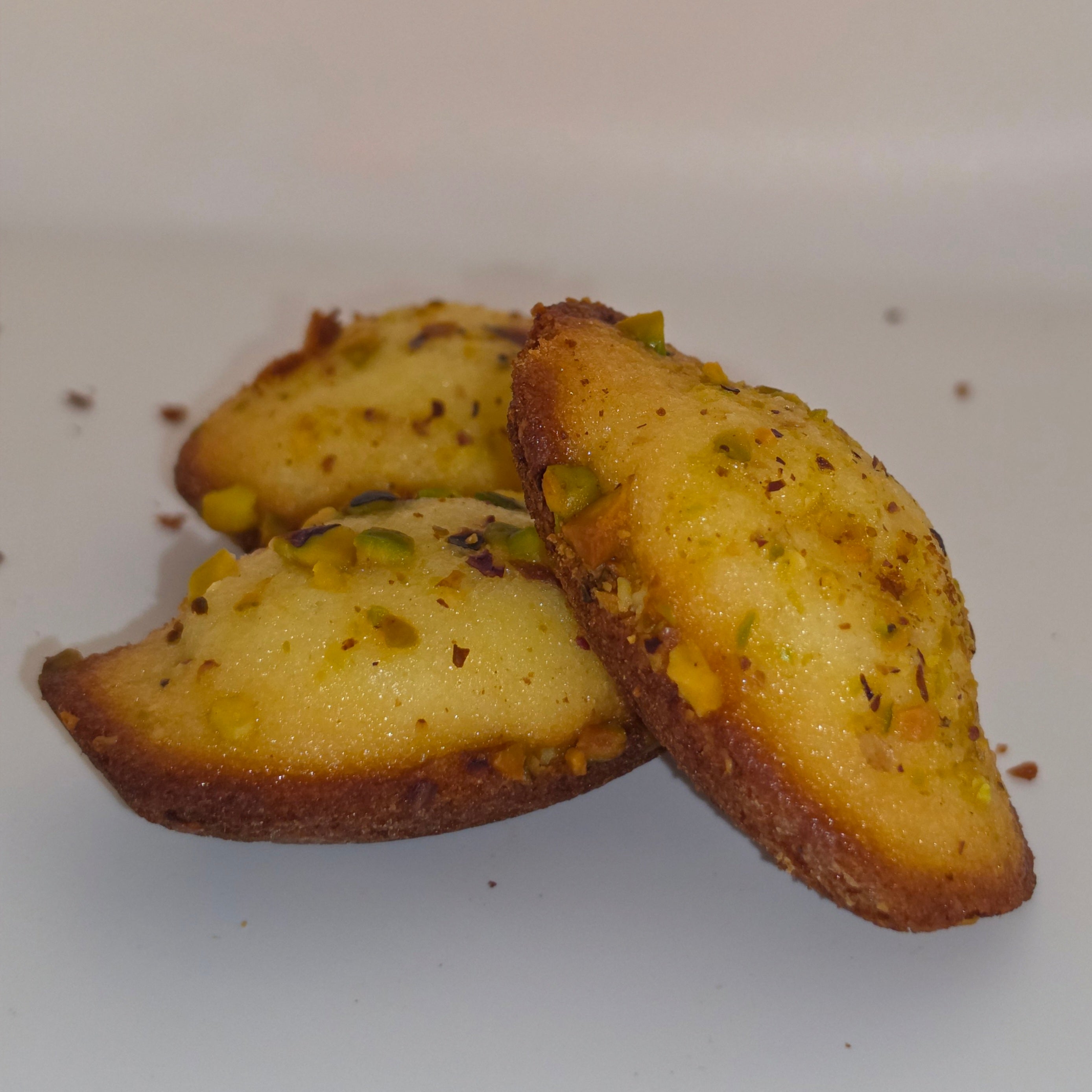 Madeleine à la pistache