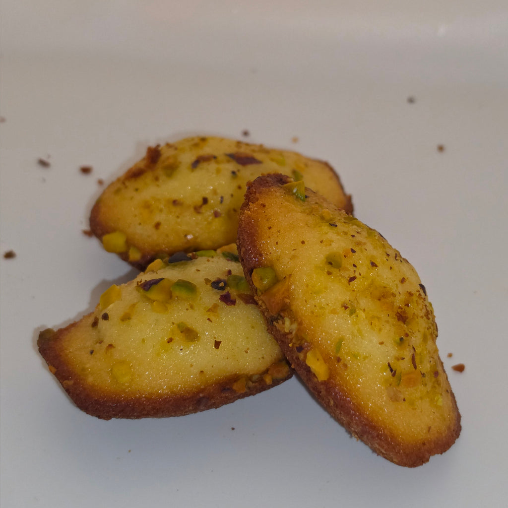 Madeleine à la pistache