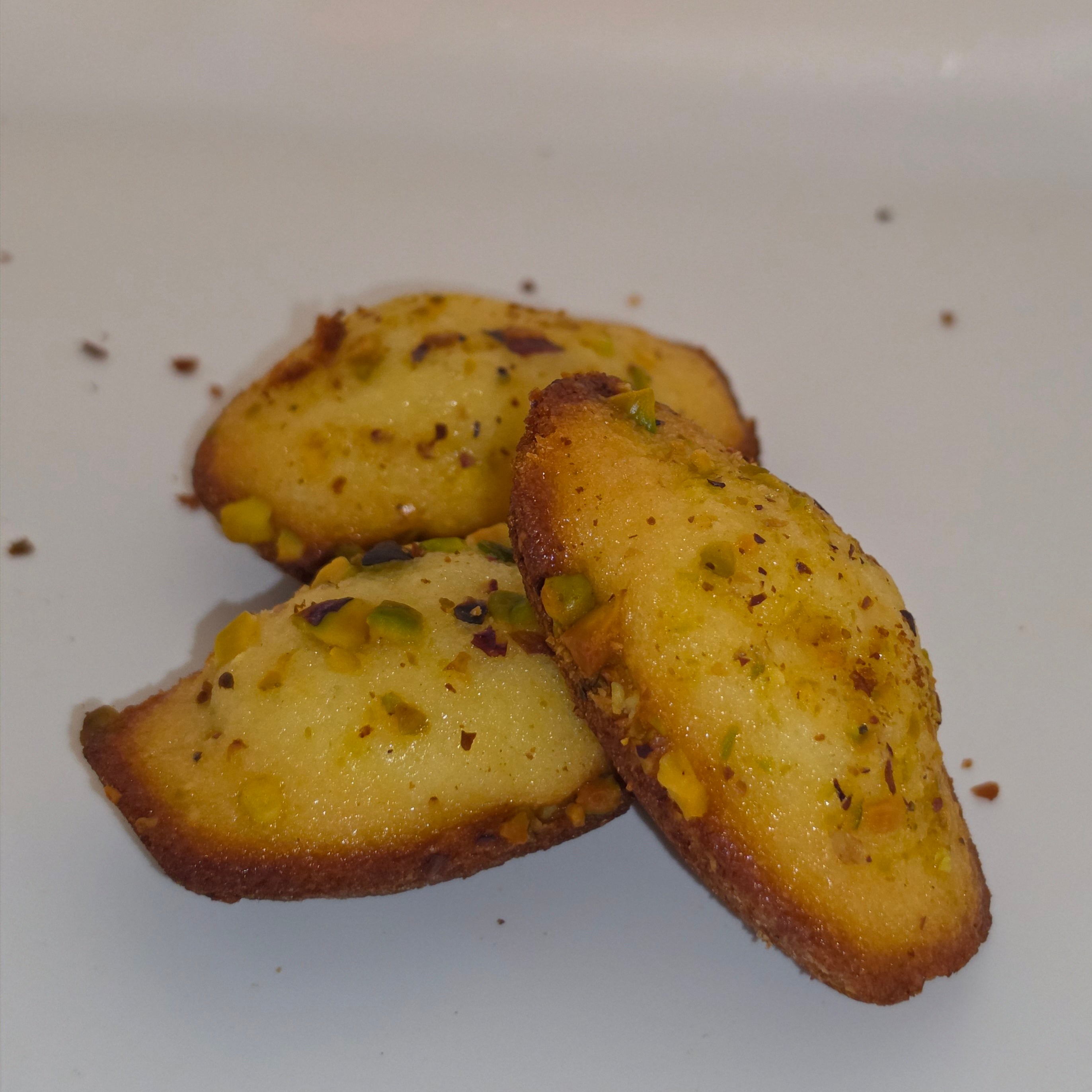 Madeleine à la pistache